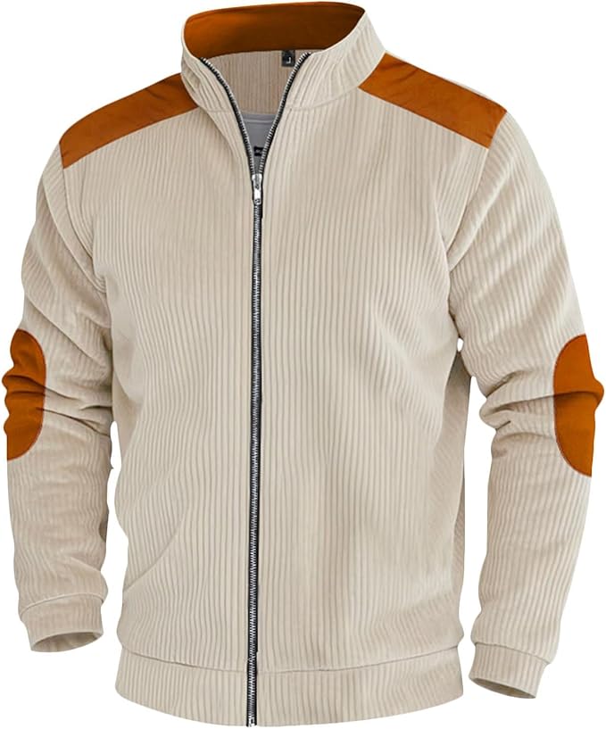 Men's Jacket for Winter Autumn Outdoor Windproof Coat Casual Fashion Zip Up Jacket