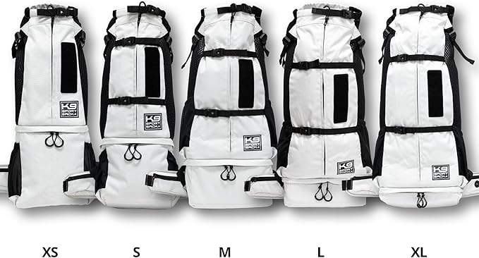 K9 Sport Sack Knavigate - Medium, Lunar Rock - Ideal for Dogs with 17-19” Back Length - Adjustable, Backpack-Style Carrier with Internal Frame & Padded Hip Belt