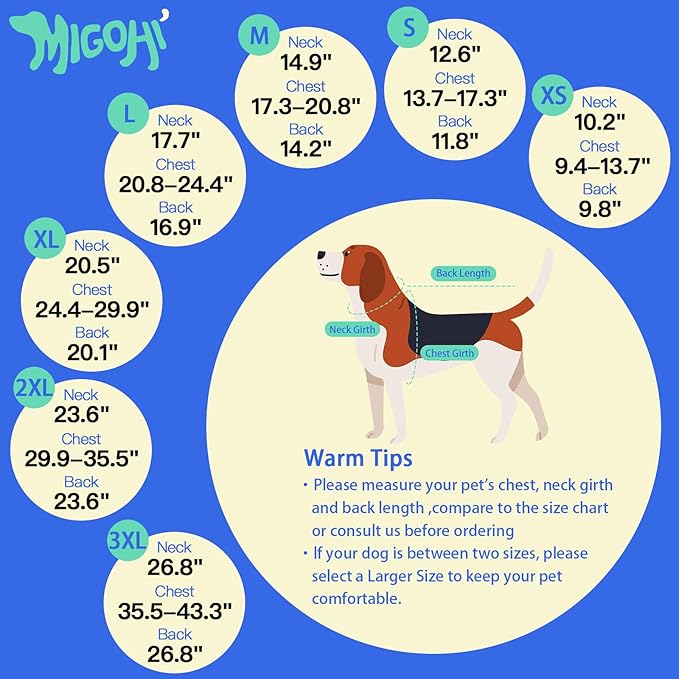 MIGOHI Cozy Small Dog Coat - Reflective Dog Coat for Small Dogs,Fleece Winter Coats Jacket for Dogs with Leash Hole,Snowproof Thick Puppy Clothes,Pomeranian,Chihuahua,XS,RedBlack