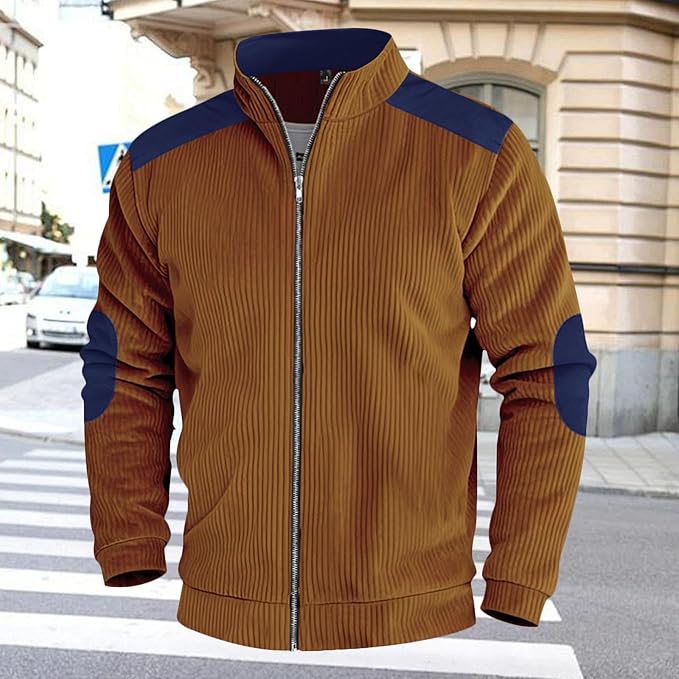 Men's Jacket for Winter Autumn Outdoor Windproof Coat Casual Fashion Zip Up Jacket