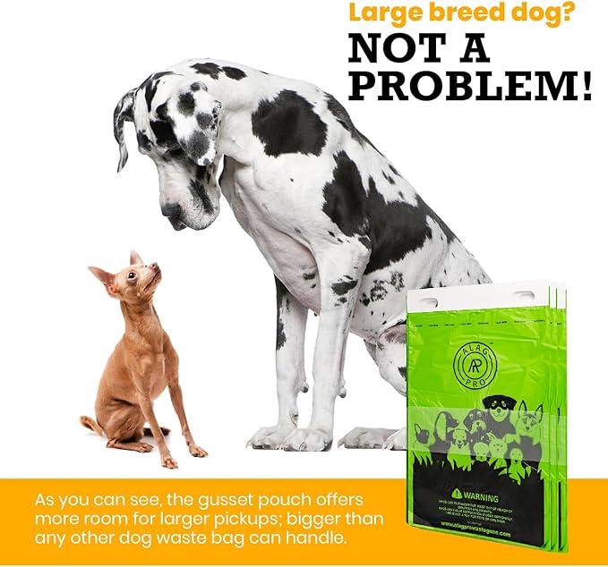 ALAGPRO® 3200 Pull-Strap Dog Waste Station Refill Header Bags - Fit Any Pet Waste Header Stations - 45% Thicker than Competitor Bags - 32 Headers of 100 Bags for Backyard, Parks & HOA's