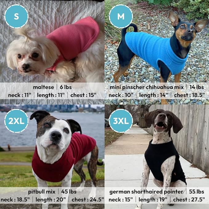 Gooby Stretch Fleece Vest Dog Sweater - Brown, X-Large - Warm Pullover Super Stretchy Fleece Dog Jacket for Small to Large Dogs
