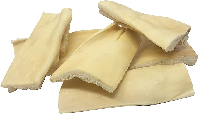 Beef Cheek Strips Premium Dog Chew (6" -100 Count) - NO Odor - Thick Cut - Rawhide Alternative - Beef Cheek Slice Chip Sticks - No Dyes, Chemicals, or Preservatives