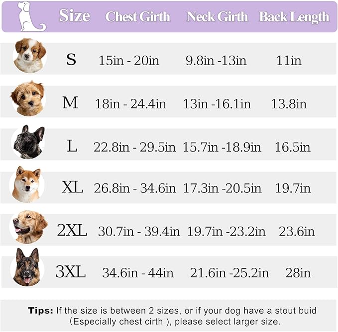 PETDSH Dog Coat Large, Windproof Dog Jacket with Warm Fleece Lining, Thickened Collar Dogs Winter Coat, Adjustable Reflective Pet Coats for Cold Weather (Purple, X-Large)
