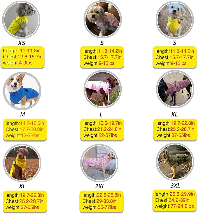 Adjustable Waterproof Dog Raincoat for Dogs,Lightweight Pet Rain Jacket Puppy Clothes with Reflective Strip for Small Medium Large Dogs (Pink, Medium)