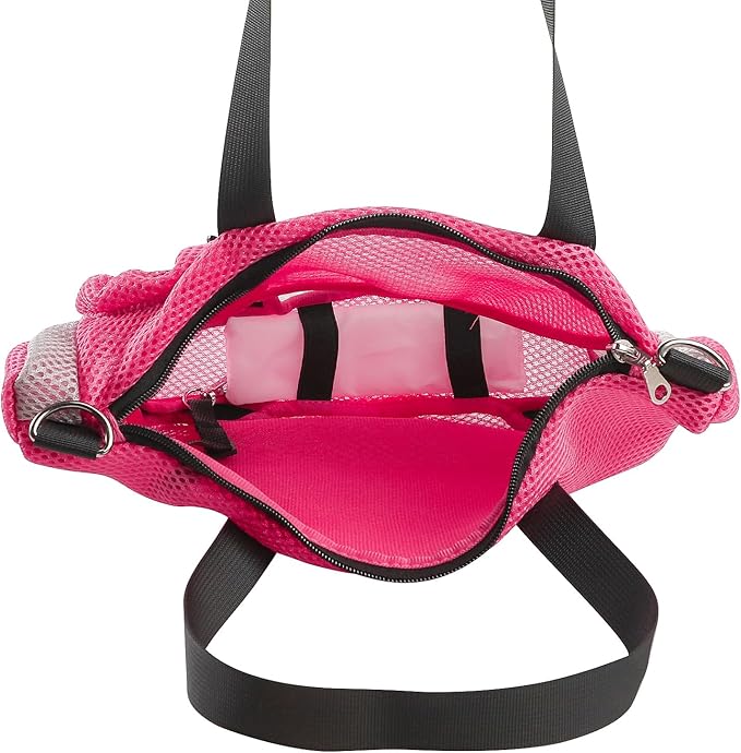 Adjustable Cat Bathing Bag Anti-Bite & Anti-Scratch Bath Washing Mesh Grooming Bag Shoulder Pet Carrier Hands-Free Bag for Small Cats