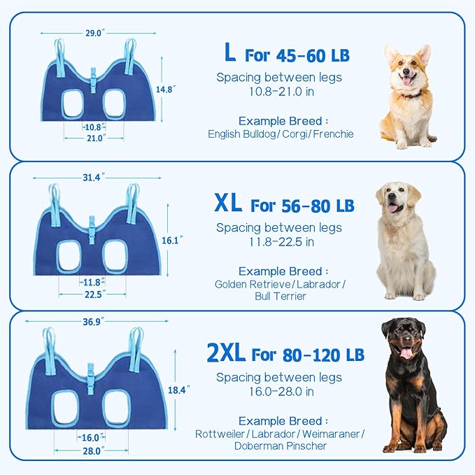 Supet Cat Grooming Hammock, Dog Hanging Harness for Nail Trimming Doorframe, Pet Holder Restraint for Clipping Nails, Pet Hoist Sling for Cutting Nails, Ear & Eye Cleaning, Medicine at Home (XS)