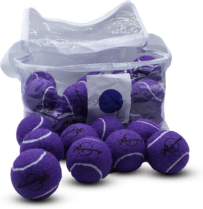 Magicorange Tennis Balls, 30 Pack Advanced Training Tennis Balls Practice Ball, Pet Dog Playing Balls,Good for Beginner Training Ball