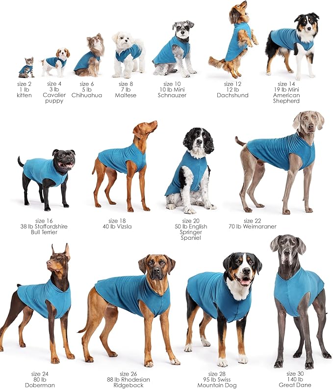 Goldpaw Stretchy Fleece Jacket for Small Dogs - Super Soft, Warm Dog Sweater - Pet Sweater Vest for Fall and Winter - Canine Clothes Made in The USA - Machine Washable - Leopard - Size 6