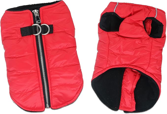 Puppy Winter Coats Small Dog Coat Waterproof Dog Jackets Puppy Jacket Coats for Small Dogs XS Lightweight Insulated Bomber Jacket