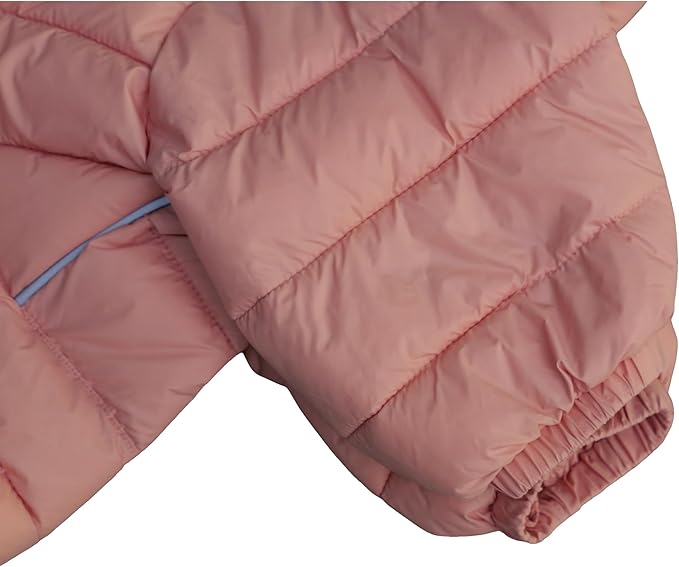 Lovelonglong Dog Coat - Warm Jacket, 4 Legs Covered Waterproof Windproof Reflective Dog Vest, Zippered Adjustable Outdoor Snow Jacket for Small to Large Dogs - Lotus Pink