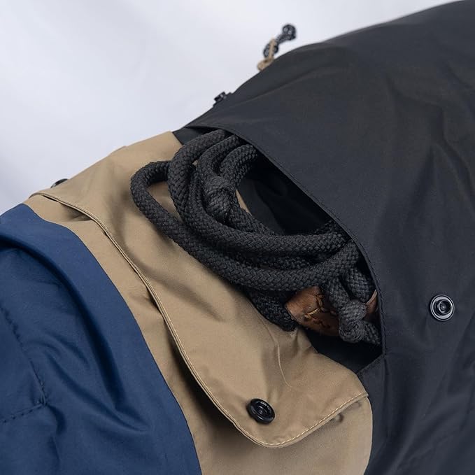 Dog Raincoat with Hood for Medium and Large Dogs - Heavy Rain Resistant Rain Coat for Dogs with 6000mmH2O Waterproof Rating | Lightweight and Adjustable Waterproof Dog Coat | 50 (S)