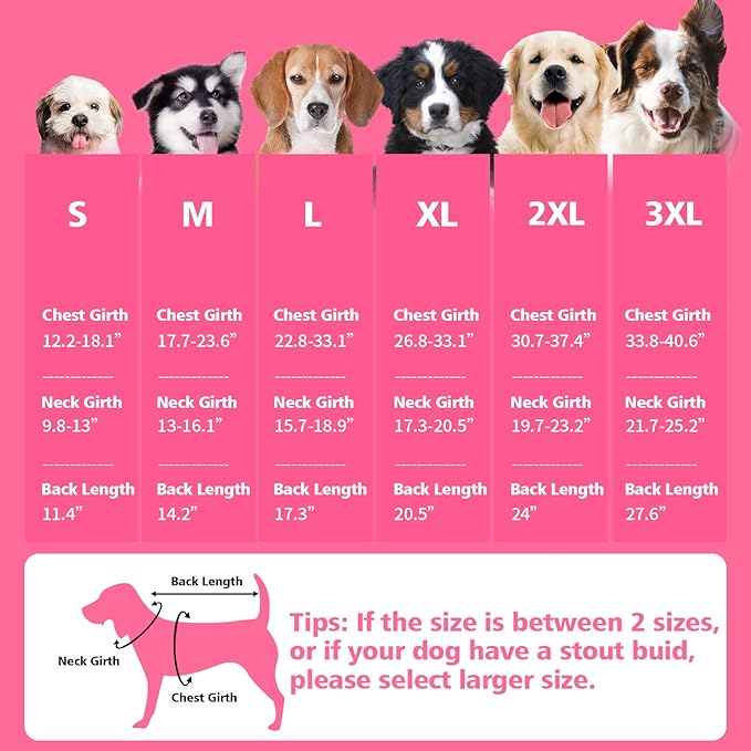 Fragralley Dog Coat Large, Waterproof Dog Jacket with Warm Fleece Lining, Adjustable Reflective Dogs Winter Coat, Turtleneck Pet Coats for Cold Weather (Pink XL)