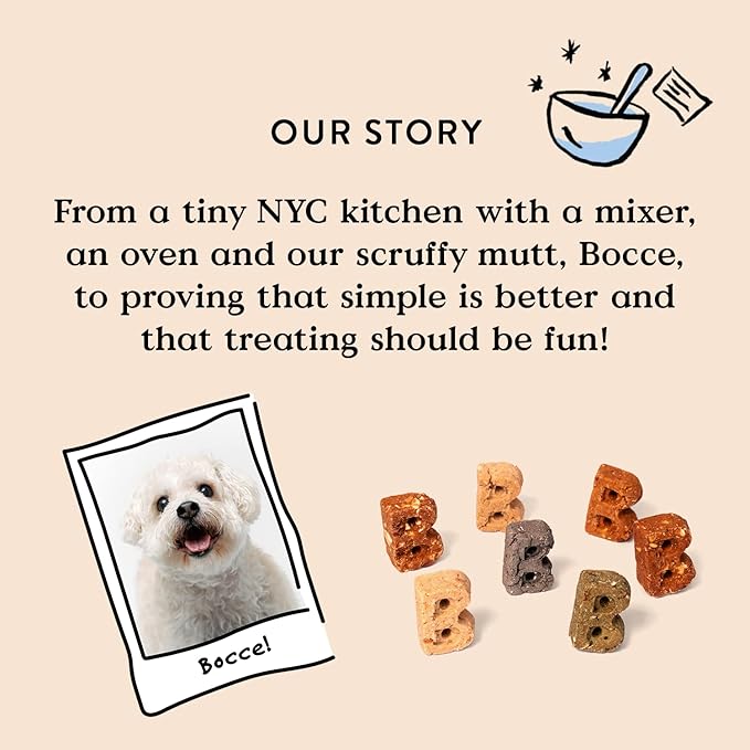 Bocce’s Bakery Pumpk'n Spice Treats for Dogs, Wheat-Free Everyday Dog Treats, Made with Real Ingredients, Baked in The USA, All-Natural Soft & Chewy Cookies, Pumpkin, Peanut Butter, & Cinnamon, 6 oz