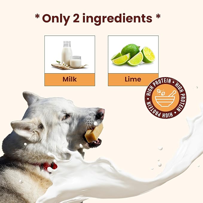 KATHMANDU'S Authentic 100% Natural Himalayan Yak Cheese Dog Chews – Large (Pack of 4) | High Protein, Delicious & Long-Lasting Dog Treats for Aggressive Chewers | Odor & Gluten Free Chews