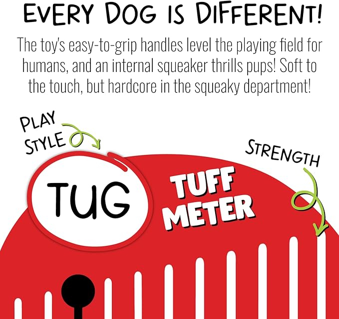 Jolly Pets Jolly Tug-a-Mal Monkey Tug/Squeak Toy, Extra Large (JTA35)