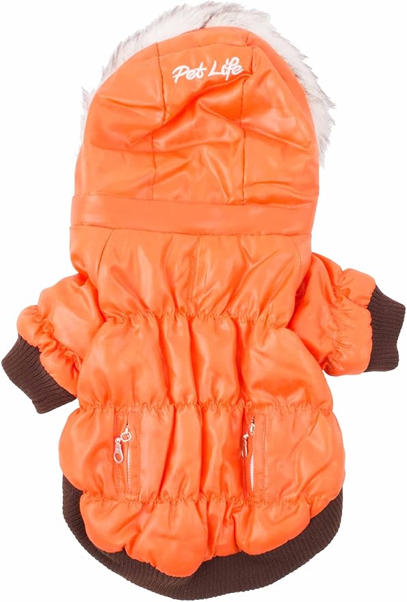 Pet Life ® Metallic Fashion Pet Parka Coat
