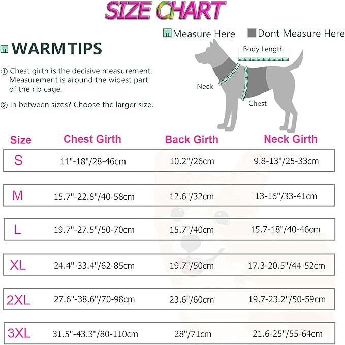 Dogcheer Warm Dog Coat, Christmas Dog Jacket Waterproof Puppy Winter Coat with Buckles, Reflective Adjustable Pet Snow Jacket Turtleneck Fleece Sweater for Small Medium Large Dogs - Pink, M