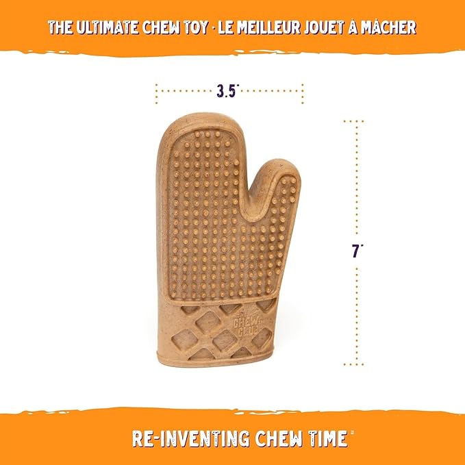 Powerbone Oven Mitt 7" Chew Toys for Dogs