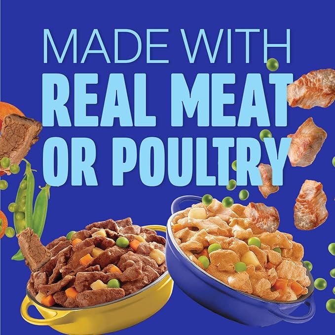 Cesar Wholesome Bowls Adult Wet Dog Food, Chicken, Carrots, Barley & Green Beans Recipe and Beef, Chicken, Purple Potatoes & Carrots Recipe Variety Pack, 3 oz. (6 Count, Pack of 1)