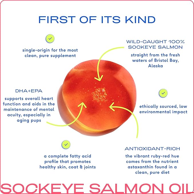 Native Pet Sockeye Salmon Oil (8 Oz.) & Colostrum for Dogs (120 Scoops) - Bovine Colostrum Powder – Allergy Relief, Immune Support & Itchy Skin Treatment & Pure Omega 3 Fish Oil