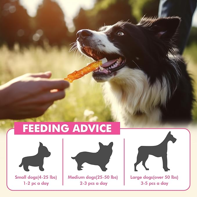 Dog Treats, 5 Inch Chicken Wrapped Rawhide Sticks for Dogs, Teeth Cleaning Dog Chew Snacks for Puppy and Small Dogs, 14.1oz