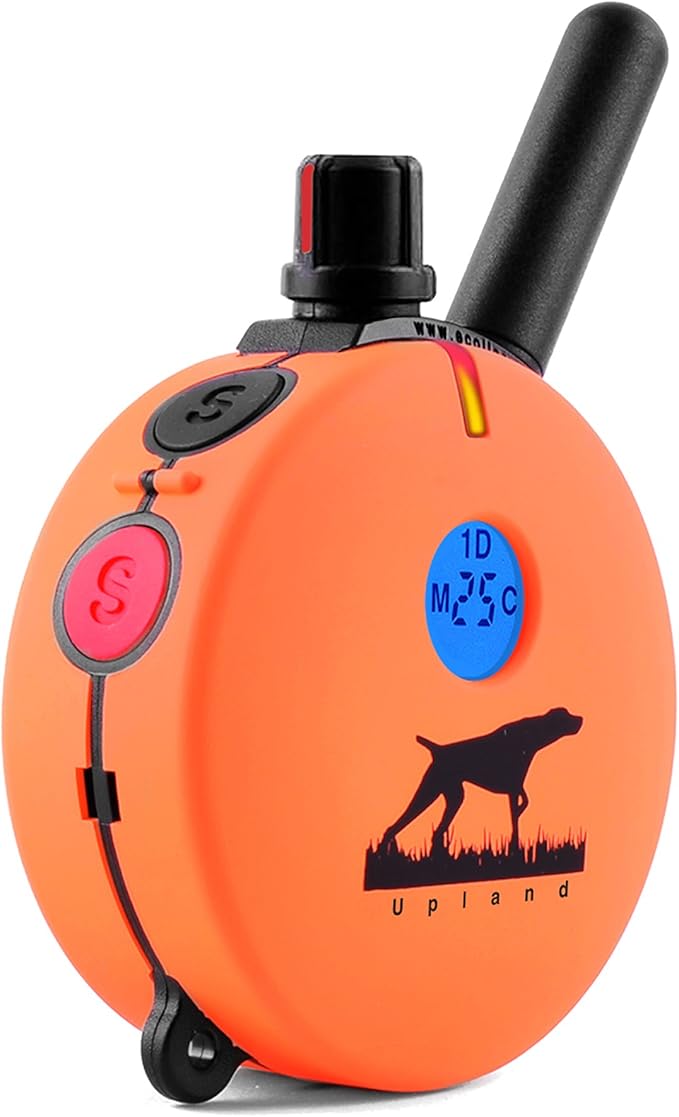 Educator Bundle of 2 Items - E-Collar - UL-1200-1 Mile Rechargeable Remote Waterproof Upland Hunting Trainer Static, Vibration and Sound Stimulation Collar with PetsTEK Dog Training Clicker