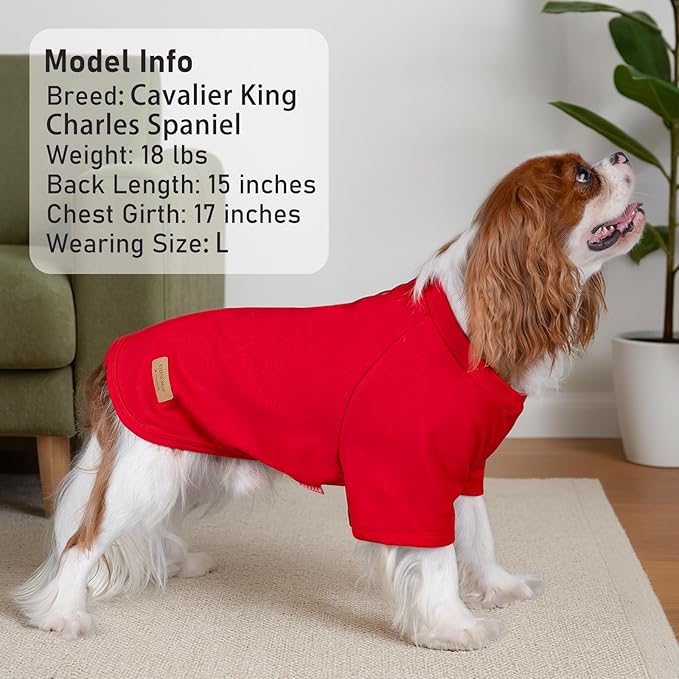 KYEESE 3Pack Dog Sweater Lightweight Dogs Sweatshirt Pullover Dog Sweaters for Small Dogs Girl Soft Pet Coat Stretchy Cat Clothes Cat Sweaters with Sleeves Comfy Pet Fleece Sweater for Cold Weather