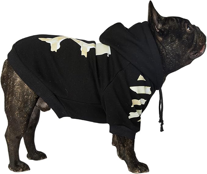 ChoChoCho Woof Designer Dog Hoodies - Art Collection Street Drawstring Hoodies for Small to 5XL Breeds