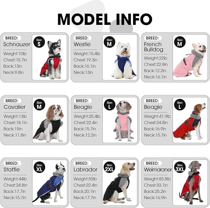 Nanaki Warm Fleece Lined Winter Coat Jacket Vest For Dogs, Waterproof Reflective Dog Snowsuit With Leash Hole, Furry Collar Medium Puppy Coat for Outdoor Walking Hunting, Easy On Pet Snowsuit Black XL