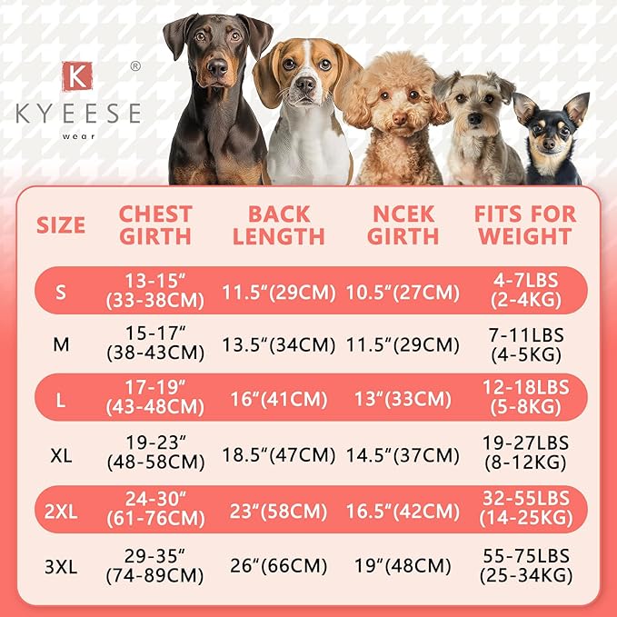KYEESE 2Pack Dog Sweater Pullover Pet Coat Soft Cat Clothes Stretchy Cat Sweaters Pet Fleece Sweater with Sleeves Comfy Dogs Sweatshirt Lightweight Dog Sweaters for Small Dogs Male for Cold Weather