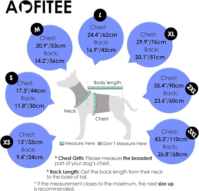 AOFITEE Dog Coat, Warm Dog Winter Coat, Reflective Turtleneck Large Dogs Jacket with Harness Built in, Turtleneck Pet Winter Jacket, Waterproof Pet Snow Jackets Fleece Vest, Navy XL