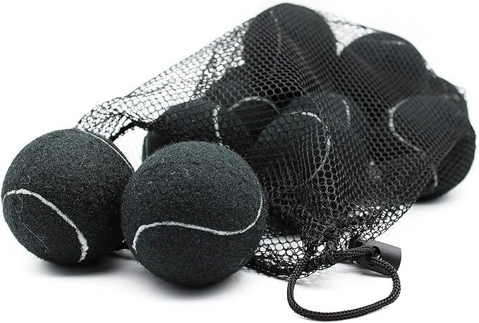Magicorange Tennis Balls, 12 Pack Advanced Training Tennis Balls Practice Balls, Come with Mesh Bag for Easy Transport, Good for Beginner Training Ball