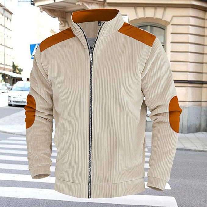 Men's Jacket for Winter Autumn Outdoor Windproof Coat Casual Fashion Zip Up Jacket
