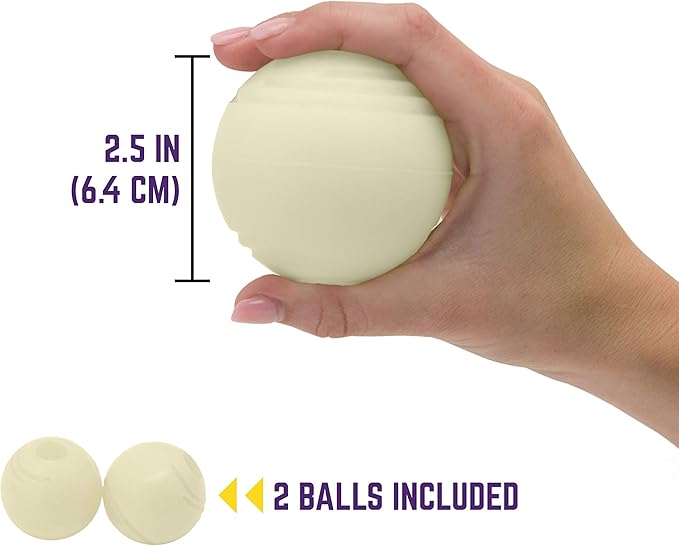 Chew King 2 Piece Glowing Fetch Ball