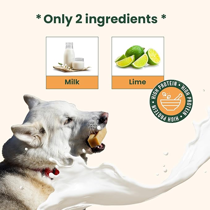 KATHMANDU'S 100% Natural Yak Cheese Himalayan Dog Chews - All Natural and Protein-Rich Nutrition Dog Treats, Long Lasting Chews for Aggressive Chewers, Odor Free Yak Chew | Large/X Large (Pack of 8)