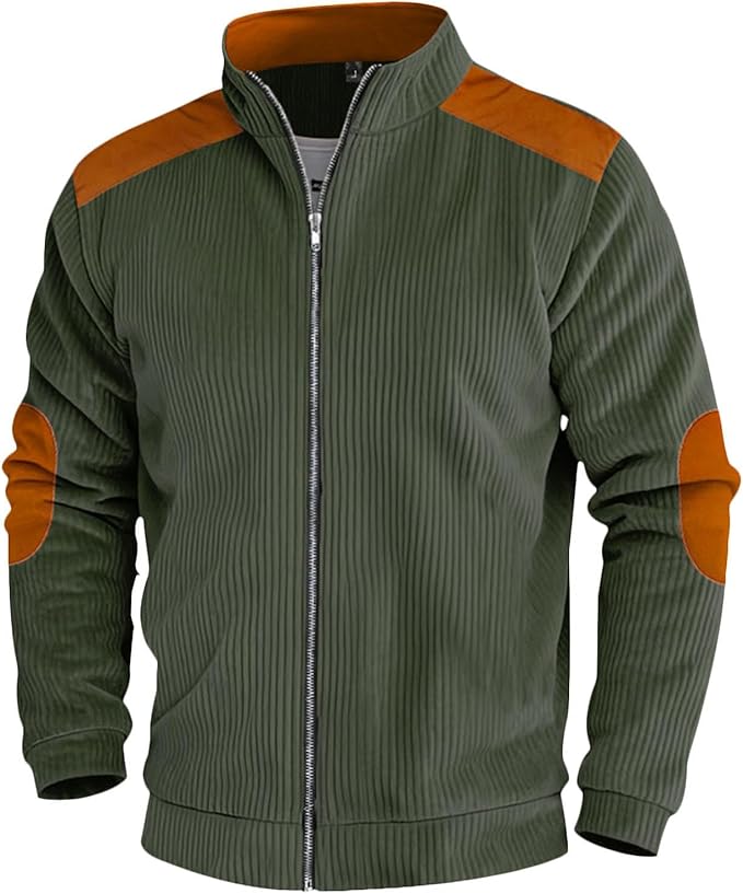 Men's Jacket for Winter Autumn Outdoor Windproof Coat Casual Fashion Zip Up Jacket