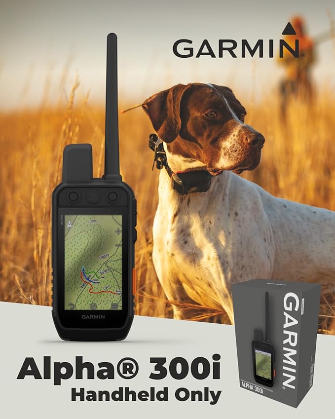 Wearable4U - Garmin Alpha 300i Advanced Dog Tracking and Training Handheld with Garmin Alpha TT 25GPS Dog Tracking Collar and E-Bank Bundle