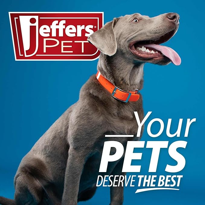 Jeffers Pet Self-Cleaning Slicker Brush for Dogs & Cats – Self Cleaning Button, Removes Tangles & Loose Hair, Non Slip Handle for Easy Grooming, Go To Gift for Pet Owners – Black, Red - Small