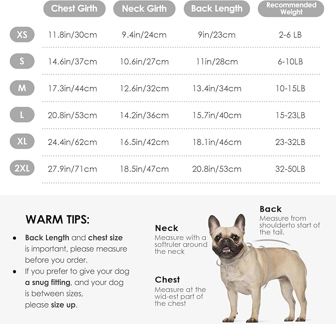 KOESON XS Dog Sweater Girl and Boy, Warm Extra Small Dog Sweater, Thick Halloween Dog Sweaters, Turtleneck Sweaters for Chihuahua, Yorkie, Puppy Winter and Fall Knitwear with Sleeves, Grey, XSmall