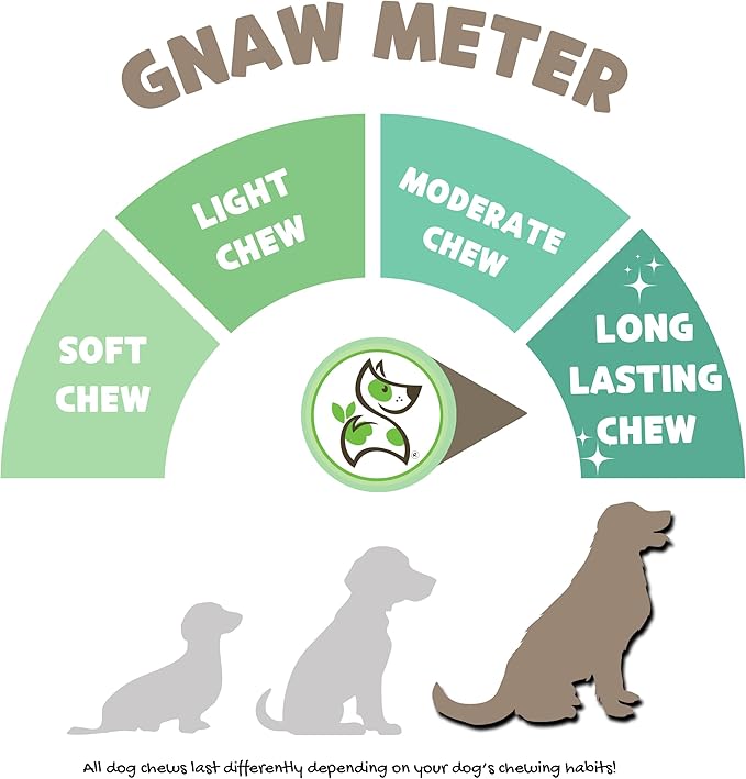 Nature Gnaws Large Bully Sticks for Dogs 11-12" (5 Count) - Thick Long Lasting for Aggressive Chewers and Large Dogs - Natural Beef Dog Chew Bones