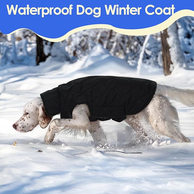 MIGOHI Reversible Dog Coat, Windproof & Waterproof Jacket for Cold Weather, British Style Plaid Coat for Small Dogs, Red, S