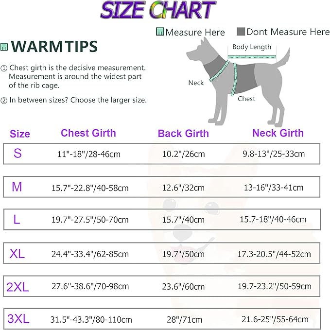 Dogcheer Warm Dog Coat, Christmas Dog Jacket Waterproof Puppy Winter Coat with Buckles, Reflective Adjustable Pet Snow Jacket Turtleneck Fleece Sweater for Small Medium Large Dogs - Purple, M