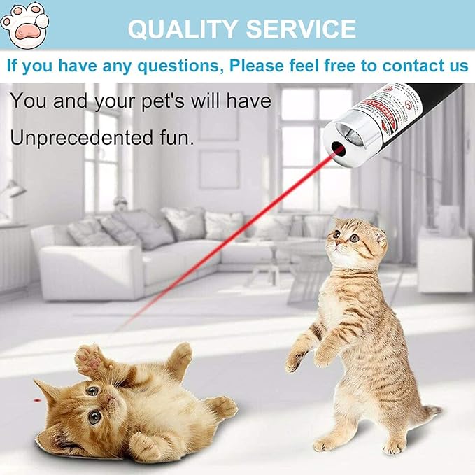 Laser Pointer for Cats and Dogs - 3 Pack Pet Kitten Indoor Training Chaser Toys - Cat Pointer Teaching Indicator