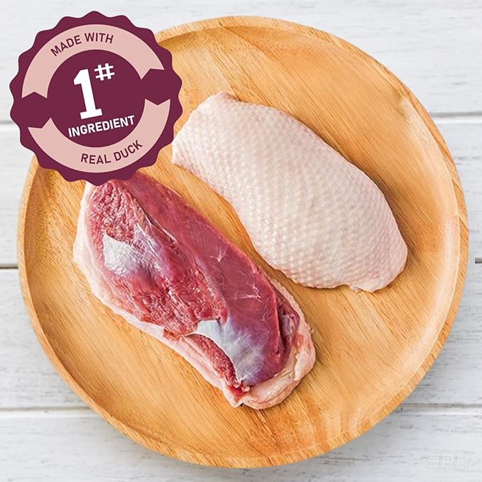 PAWUP Duck Jerky Strips Dog Treats, Training Treats for Dogs w/Taurine, Low Fat, Natural Duck Jerky Cuts for Small Dog, 12.5 oz
