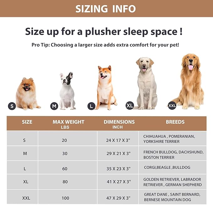 Dog Bed for Large Dog - Orthopedic Pet Beds with Memory Foam, Waterproof Removable Washable Cover with Non-Slip Bottom, Grey, 35" L x 23" W x 3" H
