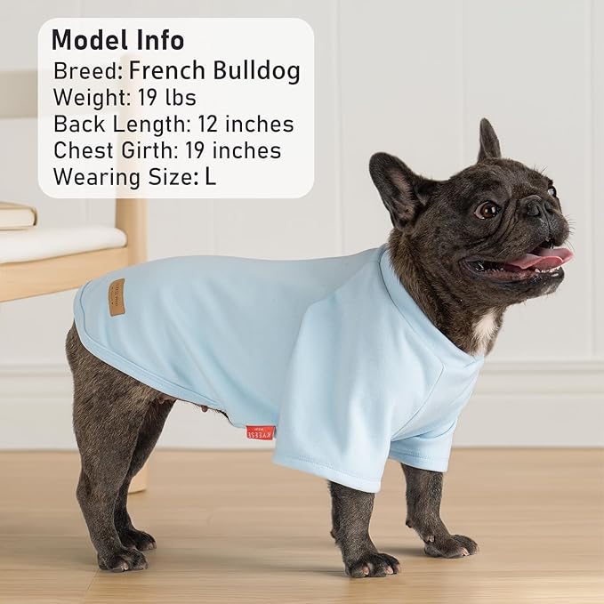 KYEESE 3Pack Dog Sweater Soft Cat Clothes Stretchy Cat Sweaters Pet Fleece Sweater with Sleeves Comfy Dogs Sweatshirt Pullover Pet Coat Lightweight Dog Sweaters for Small Dogs Male for Cold Weather