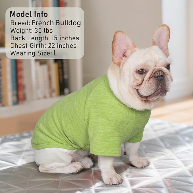 KYEESE 3Pack Dog Sweater Soft Pets Sweaters Pet Coat with Sleeves Pullover Pet Fleece Sweater Comfy Dog Sweaters for Medium Dogs Boy Lightweight Dogs Sweatshirt Stretchy Pets Clothes for Cold Weather