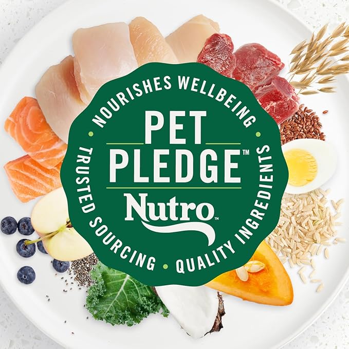 Nutro Ultra Senior Dry Dog Food with a Trio of Proteins from Chicken, Lamb and Salmon, 24 lb Bag