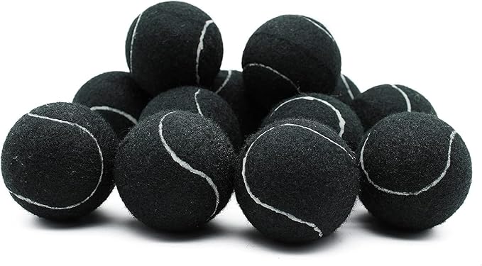 Magicorange Tennis Balls, 12 Pack Advanced Training Tennis Balls Practice Balls, Come with Mesh Bag for Easy Transport, Good for Beginner Training Ball